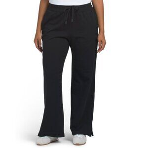 ASICS Black Fleece Wide Leg Pants